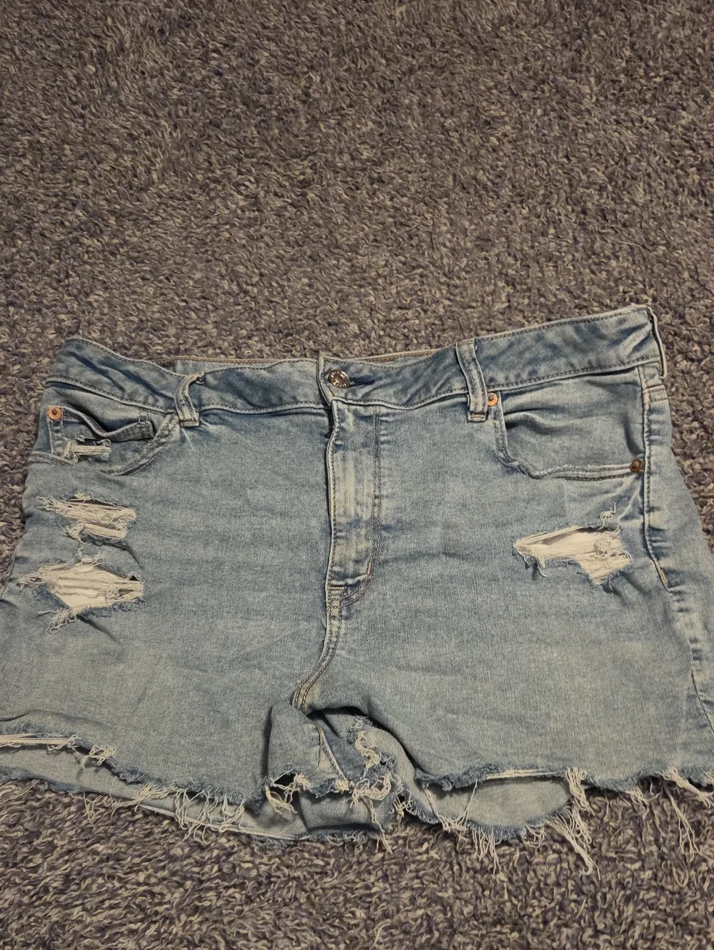 American Eagle High Rise Shortie Shorts
